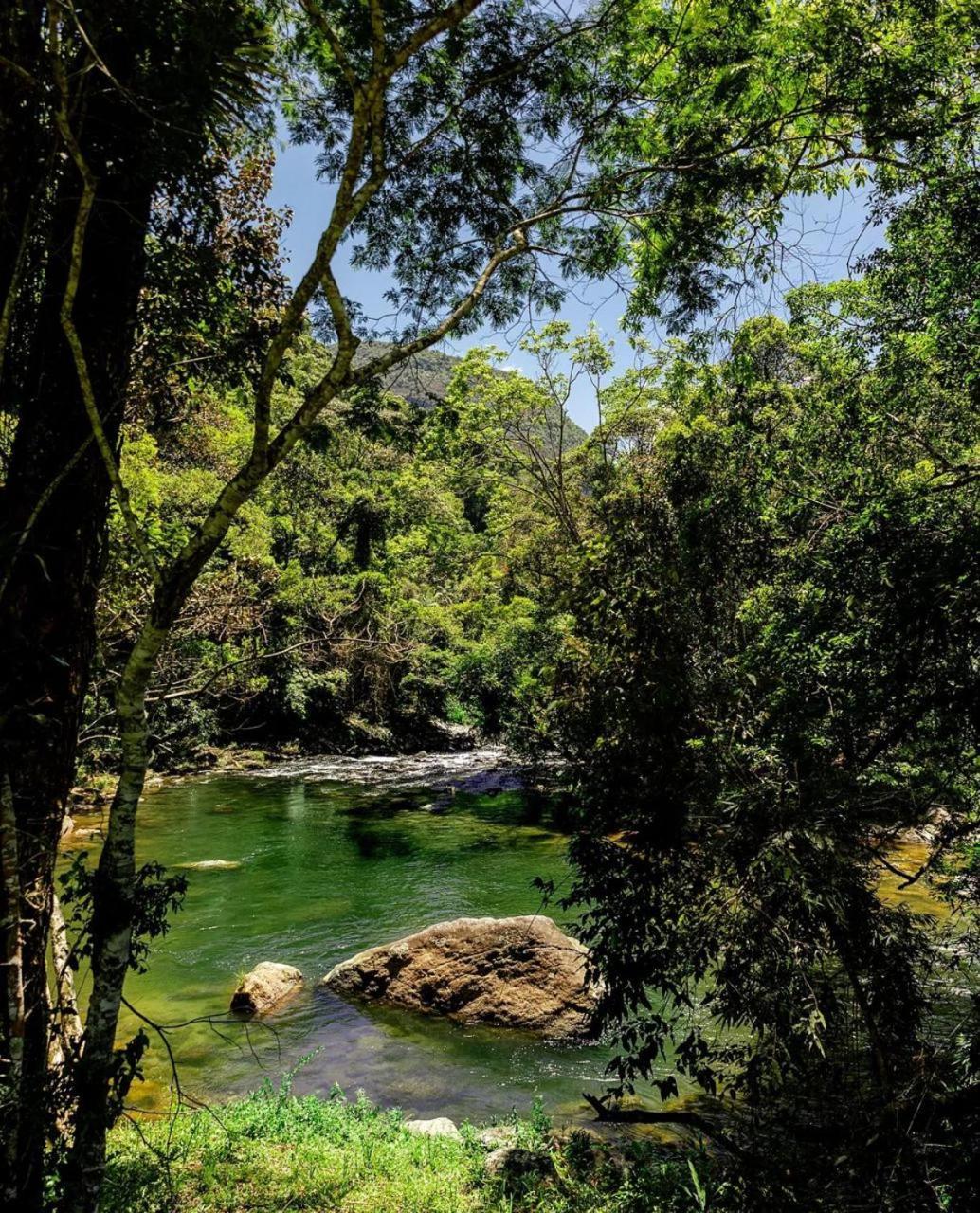 Sitio Flor das Aguas Lumiar Exterior foto
